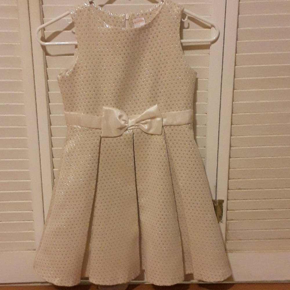 Tan/Cream sparkly dress